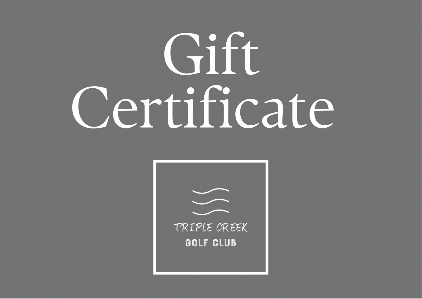 TCGC GIFT CARD