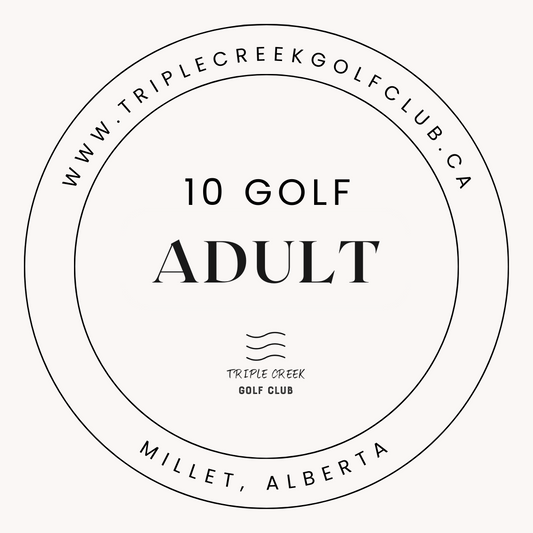 ADULT- 10 Golf Punch Pass
