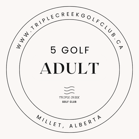 ADULT- 5 Golf Punch Pass
