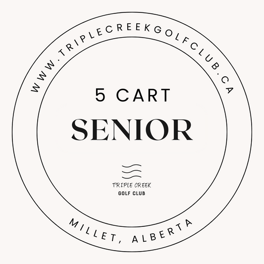 SENIOR-POWER CART- 5 Punch Pass