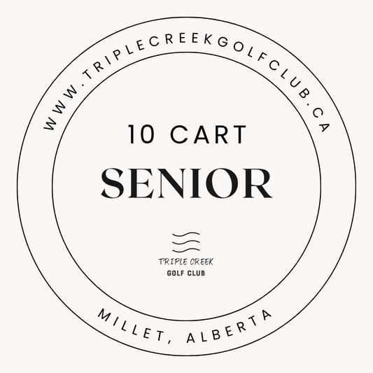 SENIOR-POWER CART- 10 Punch Pass