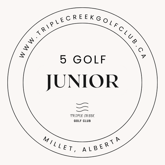 JUNIOR (13-17)- 5 Golf Punch Pass