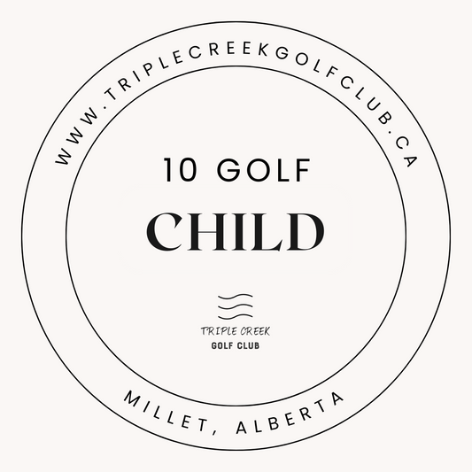 CHILD (12 and under)- 10 Golf Punch Pass