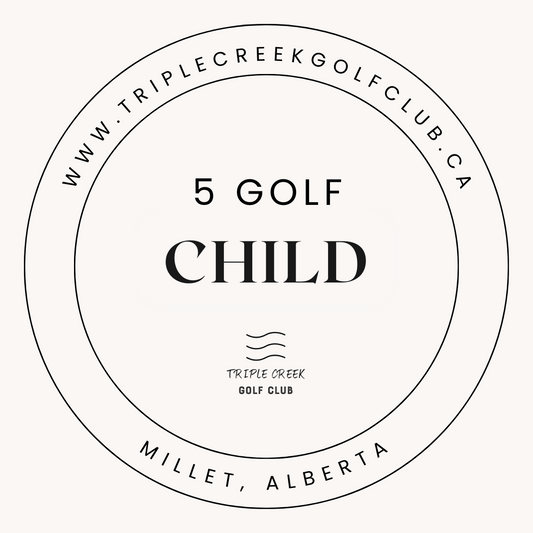CHILD (12 and under)- 5 Golf Punch Pass